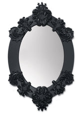 Oval Wall Mirror, Black - Limited Edition